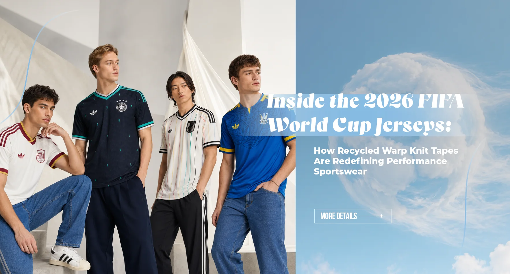 ECI Elastic's recycled warp-knit tapes inside 2026 FIFA World Cup jerseys